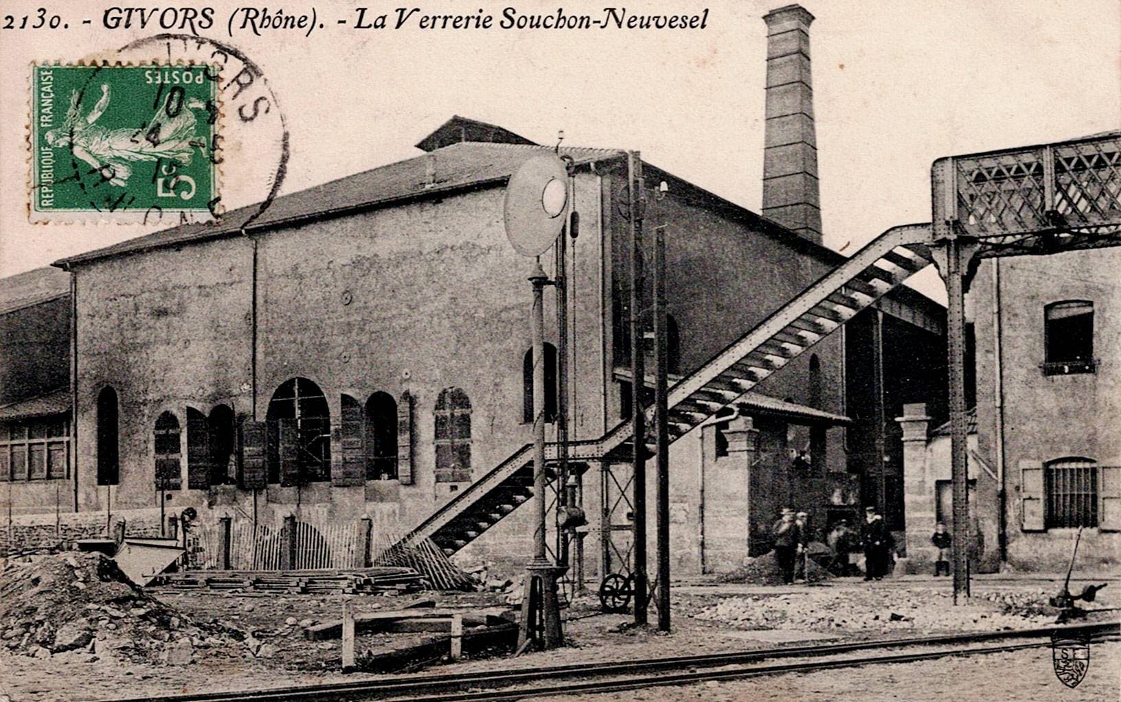 Givors - La Verrerie Souchon-Neuvesel (1915}